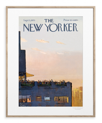 Affiche The New Yorker Image Republic Arthur Getz - Roof Party