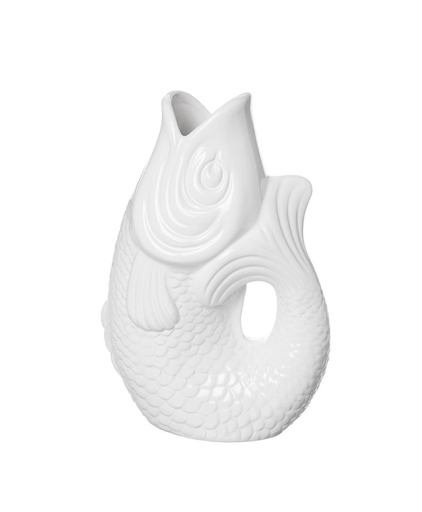 Vase Poisson Gift Compagny Blanc