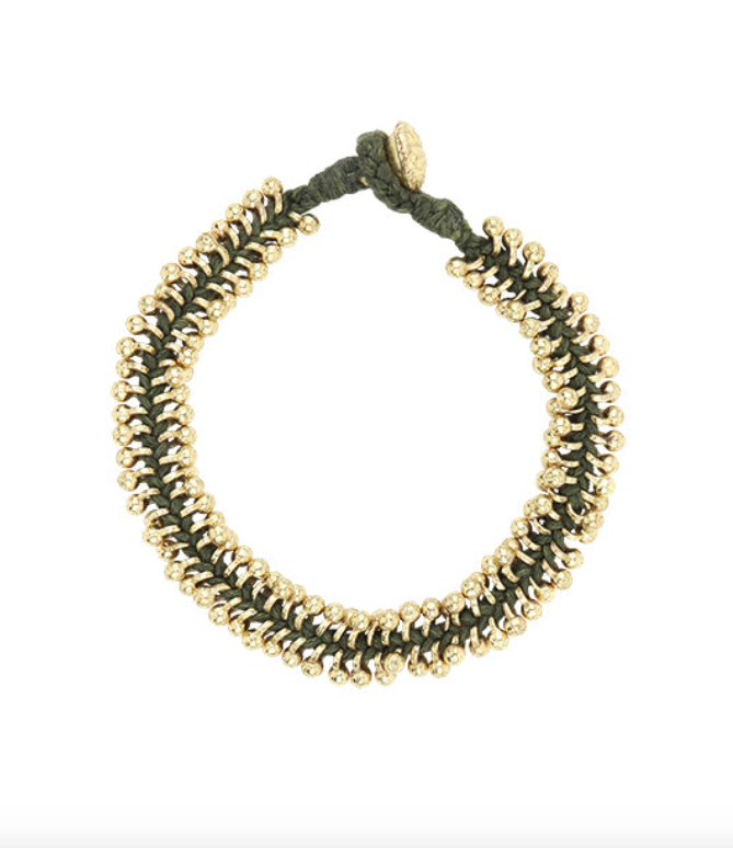 Bracelet Perle Or Caravane