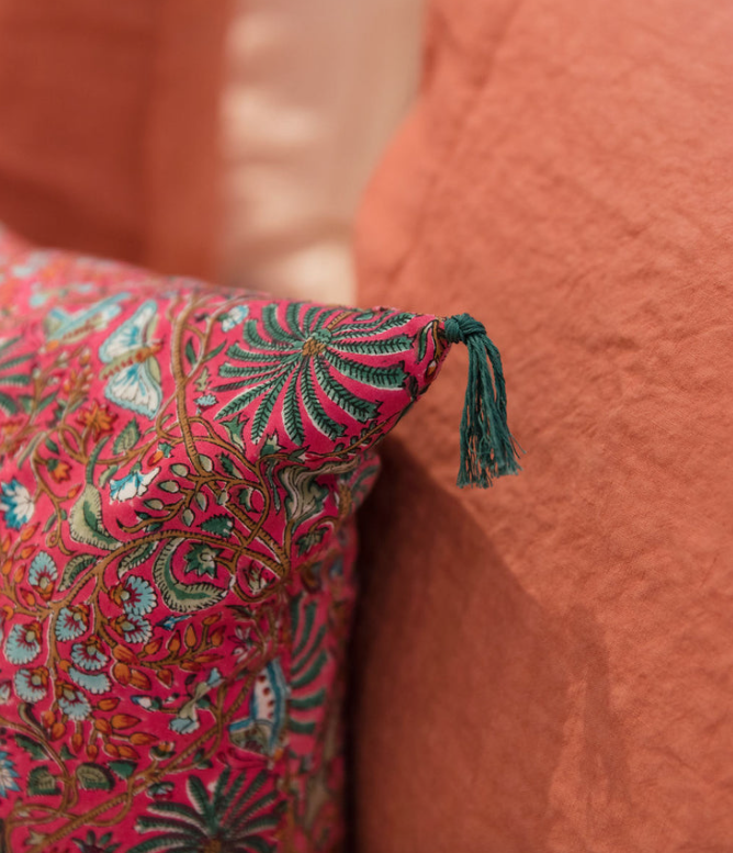 Housse de coussin Imprimé Caravane (40x55)