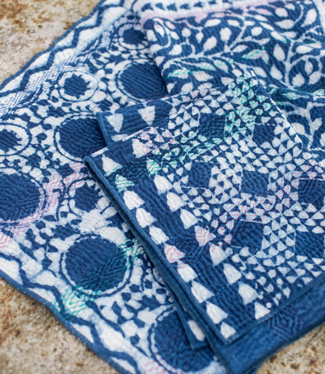 Set de table Kantha Caravane