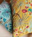 Housse de coussin Papilio Brodée Caravane (40x55)