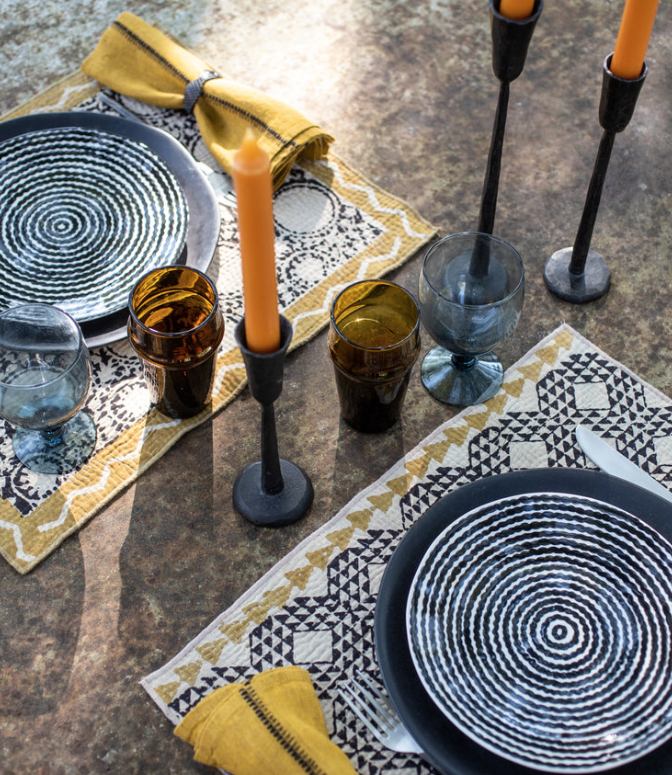 Set de table Kantha Caravane