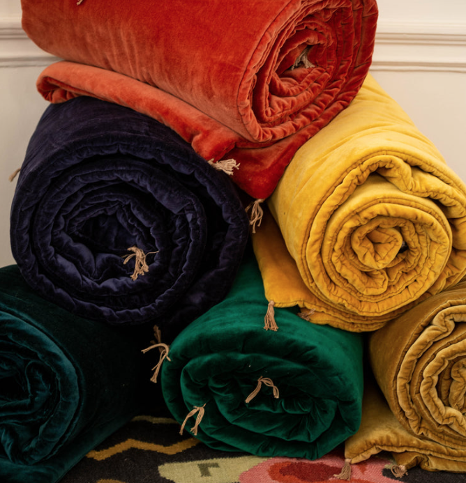 Sofa Cover (Velours Lavé) Caravane