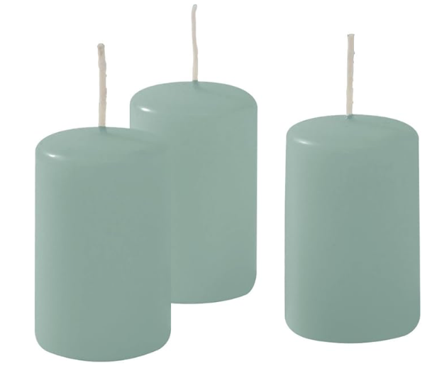 Bougie GRIS VERT 4x7cm