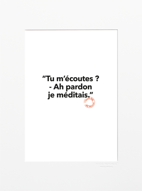 Affiche Image Republic Loïc Prigent - Tu m'écoutes