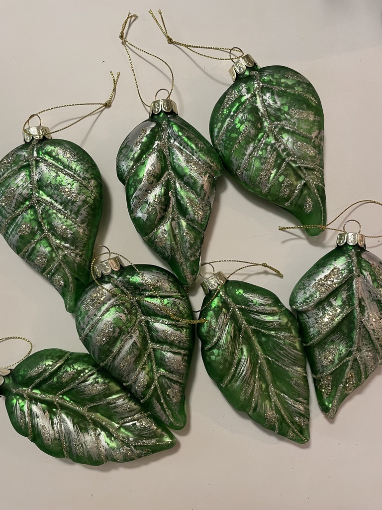 Déco Noël - Pendant vert Verre