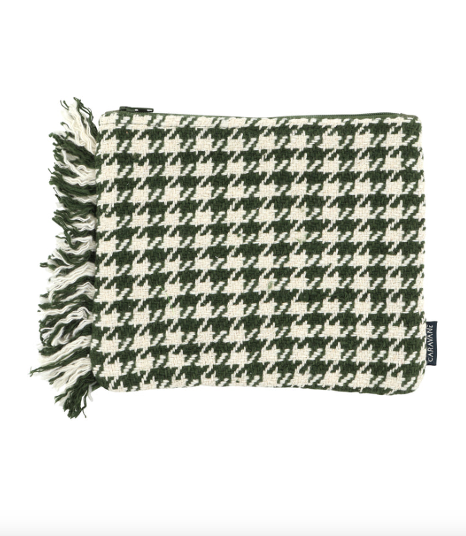 Pochette Pied de Poule (petit modèle) Caravane