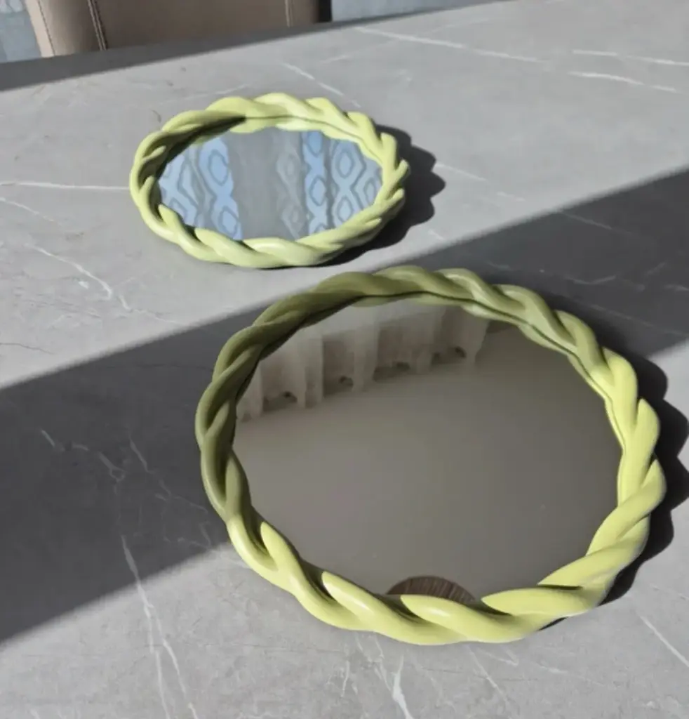 Miroirs Tressés Vert
