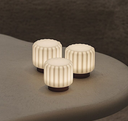Lampes Dentelles 9cm Atelier Pierre (set de 3)