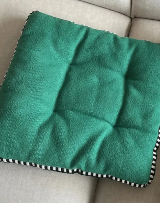 Coussin Plat (vert)