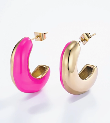 Boucles d'oreilles DEMI CREOLES