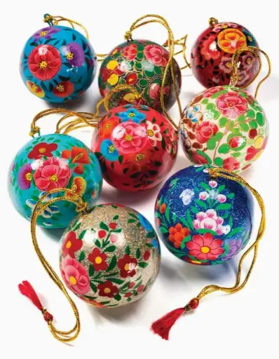 Boule de Noël peinte